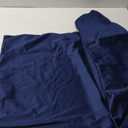 Augld 2Pack Outdoor/Indoor Throw Pillow Cover, Waterproof Solid Pillow Case Navy 18"x18"