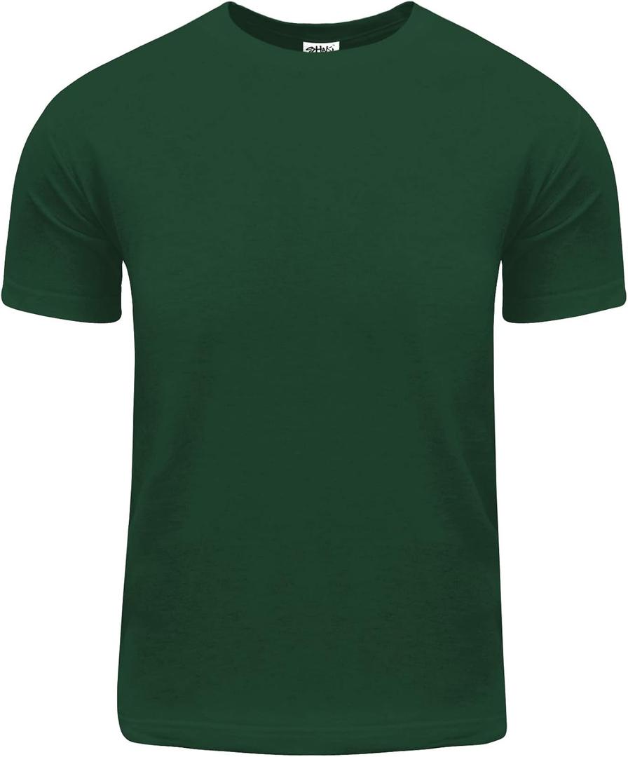 Shaka Wear Men's Cotton T-Shirt Basic Short Sleeve Crew Neck Tee Top Tshirts Active 5.8 Ounce Regular Big Size S