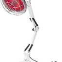 Serfory Infrared Lamp, 150W Near Infrared Light Therapy with Stand Sturdy, Adjustable Red Light Heat Lamp Intensity & Angle, Red Light Therapy Bulb for Body Neck Shoulder Joints Back Pain Relief