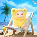 CALEMBOU Blind Box,Soft Kawaii 1 of 6 Possible Mystery Collectible Plush Doll Toys, Animals Stuffed Keychain Charm Birthday Gifts,Ula Weather Series