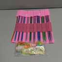 64pcs Knitting Needle Set, 20pcs Aluminum Knitting Needles Set, Colored Straight Single Pointed Knitting Needles, 10size 3.0-10mm 9.8inch Length for Handmade DIY Knitting with Knitting Accessories (25cm)