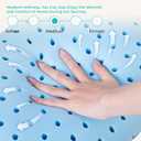 Travel Pillow Memory Foam Pillows, Camping Pillow-Compressible Medium Firm, Breathable Cover, Ideal Backpacking Hiking, Bed Pillows, Airplane and Car (Green, L) (L-23.6*15.7in)