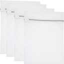 Set of 4 Mesh Laundry Bags, 12 x 16 Inches lingerie bags for washing delicates (4)