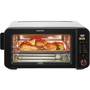 Instant Pot No Preheat Required* 6-Slice Air Fryer Toaster Oven with InstantHeat Technology, 10-in-1, Air Fry, Roast, Bake, Sear Crisp, Toast, Bagel, Broil, Dehydrate, Reheat, and Make Pizza