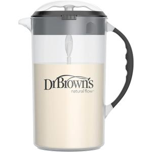 Dr. Brown's Baby Formula Mixing Pitcher with Adjustable Stopper, Locking Lid & No Drip Spout, Black, BPA Free, 36oz, 1 Pack