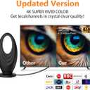 2 x 2025 TV Antenna Indoor/Outdoor VHF UHF Digital Antenna for Smart TV,Waterproof 2000 Miles for Local Channels with Amplifier 360 Receiving Support 4K 1080p HDTVs-16ft Long Cable