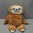 Weighted Stuffed Animal for Anxiety | Calming & Comforting 5 Lbs | Weighted Plush Animal Sloth | Anxiety Stuffed Animals for Adults & Kids | Carrying Bag Included | Machine Washable Weighted Plushie