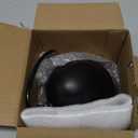 FATECIM 4.5" Motorcycle Headlight Aluminum Visor Bullet Black Head Light Lamp for Harley Sportster XL Dyna Softail Bobber