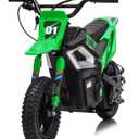 Garvee Electric Dirt Bike for Kids 10-12 Years, Ride On Motorcycle