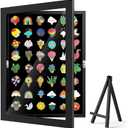 Enamel Pin Display Case, 13" X 9.5" Pin Collection Display for Wall and Tabletop Display, Black Pin Display Board for Enamel Pins, Wall Hanging Pin Holder Display
