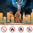 48 Pack Flameless Candles with Remote & 24H Timer - Waterproof Battery Operated Decorative Candles,3 Sizes(4" 5" 6" inch) for Home Decor, Wedding, Christmas, Party (Warm White)