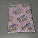 4 x RiukRaiu Valentine's Day Wrapping Paper for Men Women - Pink Gift Wrap Balloon Heart Envelope for Romantic Lovers Wedding - 4 Folded Sheets 28 X 40 Inch, Easy to Store