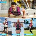 Weighted Vest, 12lb Weight Vest with Reflective Stripe, for Men Women Workout Equipment for Strength Training, Running, Jogging, Fitness, Weight Loss
