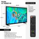 Samsung 32-Inch Class HD H5000F Smart TV (2025 Model) HDR, Object Tracking Sound Lite, Knox Security, One UI Tizen