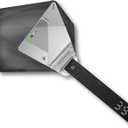 Aulumu A39 Geometric AirPods Pro 3 Case with Lock | Protective Cover with Nylon Buckle | Alloy Armour | Compatible with Apple AirPods Pro 3rd Generation Case (2025) - Transparent Gray 