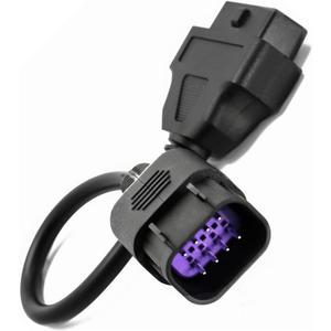 OBD 8 Pin to 16 Pin Motorcycle Cable OBD2 Motorrad Adapter 8Pin Polaris Slingshot Motorbike RZR Ranger General Sportsman ACE for ATV Diagnostic Tool Adaptor