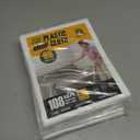 2 x Voomey 6-Pack Plastic Drop Cloth 9x12 Feet - Waterproof and Clear Drop Cloth for Painting Sheet - Plastic Sheeting - Furniture Protection, and Floor Covering