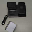 6-in-1 Wireless Charging Station, Charger Stand for Apple Multiple Devices, for iPhone 17 16 15 14 13 12 Pro Max Watch Airpods, Wireless Charger iPhone Charging Station with Night Light/Alarm Clock