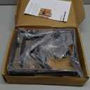 Gate Corner Brace Brackets Heavy Duty Anti Sag Gate Kit with Gate Latch for Wooden Fence Gate Hardware Kit (Single Door Set)