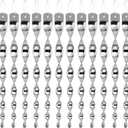 Besmon Woodpecker Bird Scare DevicesReflective Scare Rods Control Device to Keep Birds Away from Patio PoolChristmas Reflective Strip Hanging Home as Decoration (12PCS)