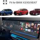 Tempered Glass Screen Protector for 2025 BMW X3/X5/X6/X7 Series | 14.9" Touchscreen & 12.3" Cluster Cover | HD Clear, Anti-Scratch