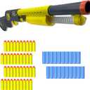 AGM MASTECH Catapult Rifle Shotgun Soft Bullet Foam Dart Blaster - Lever Action Shooting Game Educational Toy for Kids Boys Girls & Adults