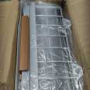 PXRACK Under Sink Organizer, Adjustable Height, 2 Tier Pull Out Under Cabinet Organizer, Slide Out Thickened Metal Under Sink Storage for Kitchen Bathroom Laundry Pantry Cabinet, White, Large-2-Pack