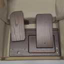 TESLYAR Wood Phone Docking Station for Men - Desk or Nightstand Organizer - Birthday Gifts for Husband, Dad - Anniversary Idea from Wife - Key Holder, Stand Wallet, Watch & Essentials (Bourbon Brown)