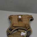 Auroth Tactical Dog Harness for Large Dogs No Pull Adjustable Pet Harness Reflective K9 Working Training Easy Control Pet Vest Military Service Dog Harnesses Army Yellow L (L(Neck:18-29",Chest:24-37"),45-80 lbs)