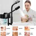 2 in 1 Facial Steamer Professional Ionic Face Steamer with 5X Magnifying Lamp&Adjustable Hot Mist Nozzle, Esthetician Facial Steamer Salon Spa Beauty Skin Care Equipment