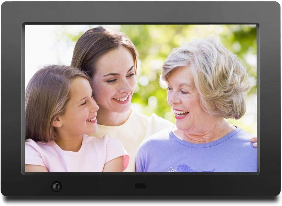 Digital Frame for Photos 10 inch Digital Picture Frame with HD IPS Display Picture Frame with Motion Sensor/Video/Background Music/Calendar/Clock/Auto-Rotate/Best Gifts by FLYAMAPIRIT