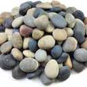 FANTIAN 40 lbs Garden Rocks Pebbles, 2-3 Inch Decorative Large River Rocks for Landscaping, Painting, Aquarium, Plants, Crafting, Walkways and Outdoor Decorative Stones