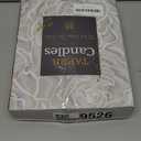 36 Pack Ivory White Taper Candles, 7-8 Hours Burn Time, Unscented, Smokeless and Dripless, 0.8 x 10 Inch Dinner Candle Set for Household, Wedding, Party and Home Dcor Candlesticks