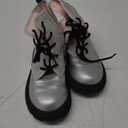 DKNY Girls Combat Boots, Size 2
