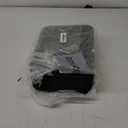 Gerrii 18 Pcs Plastic Fast Food Trays Bulk 9 x 12 Inch Restaurant Serving Cafeteria Grill School Lunch Trays Rectangular Serving Platter for Kitchen Hotel Restaurant (Black)