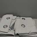 LinenMe Linen Curtain Panel with Grommets Terra Natural 2 pack 120.08"L x 55.12"W