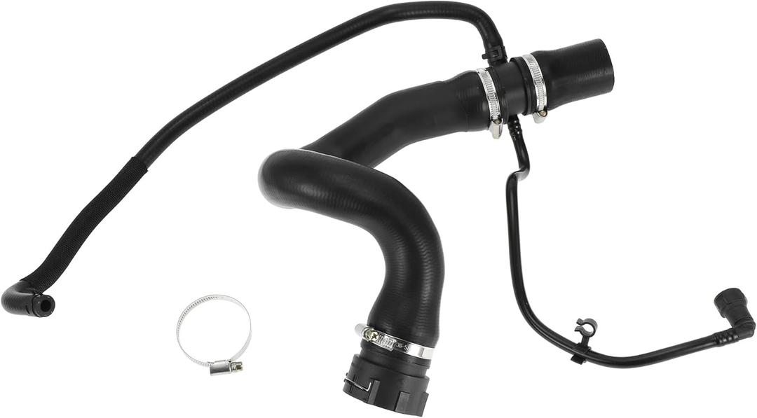 Radiator Hose Engine Coolant Water Hose No.LR029140/LR022622/LR025953 for Land Rover Range Rover Mk3 2006-2012 Rubber Black Good Sealing