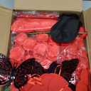 6347pcs Romantic Rose Petals & Candles Set - 'I LOVE YOU' Letters, 6000 Rose Petals, 48 Heart Candles, Balloons & Decorations for Anniversary, Valentine's Day, Proposal