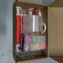 AooeDomi Nano Tape Bubble kit for Kids, Nano Double Sided Adhesive Tape Bubbles, Nano Tape Kit with Glitter, Clay and Decoratives Emoticon Stickers, DIY Party Activities Toys