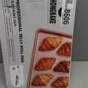 Jelly Roll Pan 15x10 - HONGBAKE Commercial Cookie Sheets for Baking with Diamond Texture Surface, 57% Thicker Carbon Steel Baking Sheet for Oven, Nonstick Cooking Tray (Champagne Gold)