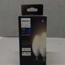 Philips Hue Smart 40W B39 Candle-Shaped LED Bulb - Soft Warm White Light - 2 Pack - 450LM - E12 - Indoor - Control with Hue App - Works with Alexa, Google Assistant and Apple Homekit