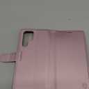 Wallet Case for Samsung Galaxy S22 Ultra, RFID Blocking Credit Card Holder, PU Leather Folio Flip Kickstand Protective Shockproof Cover for Samsung S22 Ultra (Rose Gold)