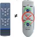 Replacement Remote Works for Reverie RC-WM-103/107/108 (New Grey Version), fit for Serta Motion Select Remote Controller Adjustable Bed