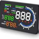 wiiyii Heads Up Display for Cars, Digital Speedometer for Car A8 with OBD Function, 5.5 Inch Large Screen,Speedometer for Car for All Vehicles