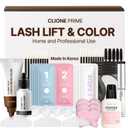 Korean At Home Eye Lash Lift and Tint Kit Professional Brow Lamination and Tint Kit Eye Lash Tint Brown Eye Brow Tint Kit