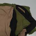 Ficerd 4 Pack Women's Scoop Neck Short Sleeve Shirts Slim Fitted Tops Stretchy Tight Casual Basic Summer Tees Medium