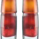 For Nissan D21 1990 91 92 93 1994 E/SE/XE Pickup Tail Light Driver and Passenger Side, Pair | For NI2808102, NI2809102 | 26526-01G00, 26521-01G00