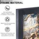 Fxojyvo Engineered Wood 13x17 Picture Frame, Black Frame for 13 x 17 Inch Picture Poster Photo, Light Weight 13 by 17 Frame with Wood-grain for Wall - 1 Pack/Black/13 x17