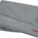 Lesure Water-Resistant Dog Bed Cover - Large Washable Replacement Cover for Pet Mat 36x27x3 Inches, Grey