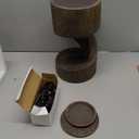 Sunnydaze Winding Showers Tabletop Water Fountain - 14 Inch Relaxing Indoor Desktop Water Fountain with LED Lights - Office, Bedroom, Living Room